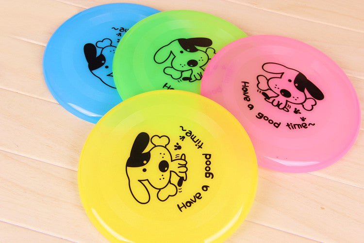 Silicone Dog Frisbee - Soft Flying Disc Chew-Resistant Training Toy