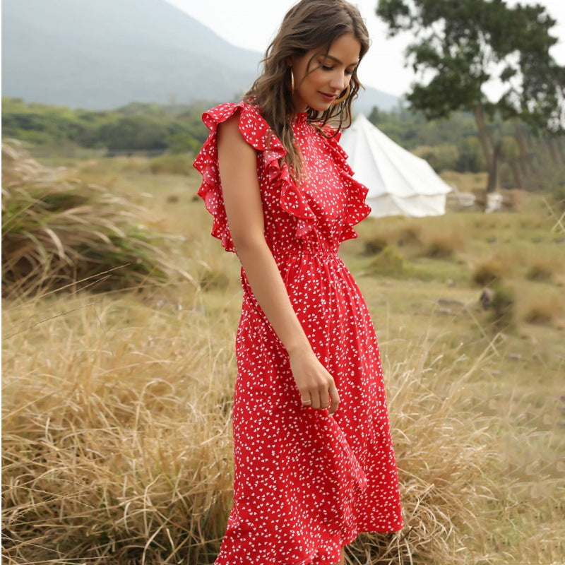 Women Summer Chiffon Long Dress Maxi Dresses