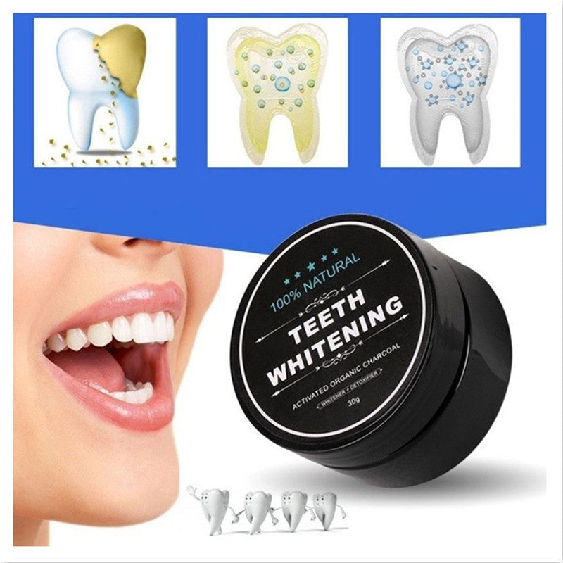 Charcoal Teeth Whitening Powder Activated Coconut Oral Hygiene