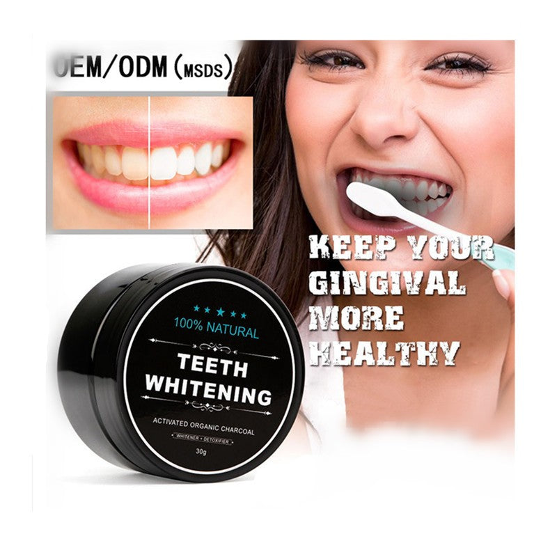 Charcoal Teeth Whitening Powder Activated Coconut Oral Hygiene