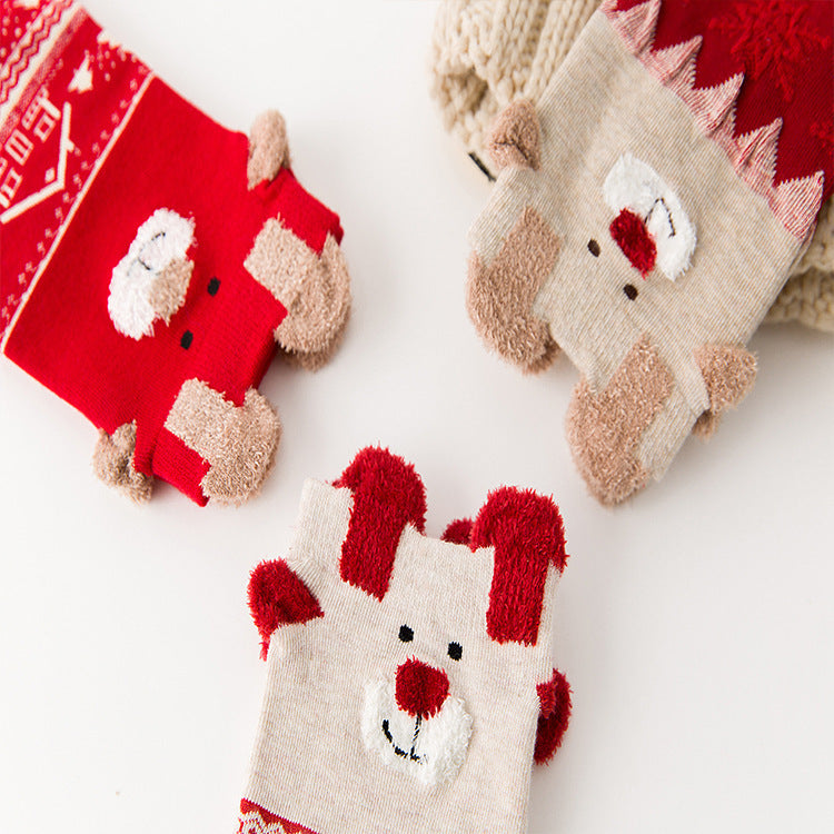 Christmas Santa Claus Cute Socks | Holiday Gift