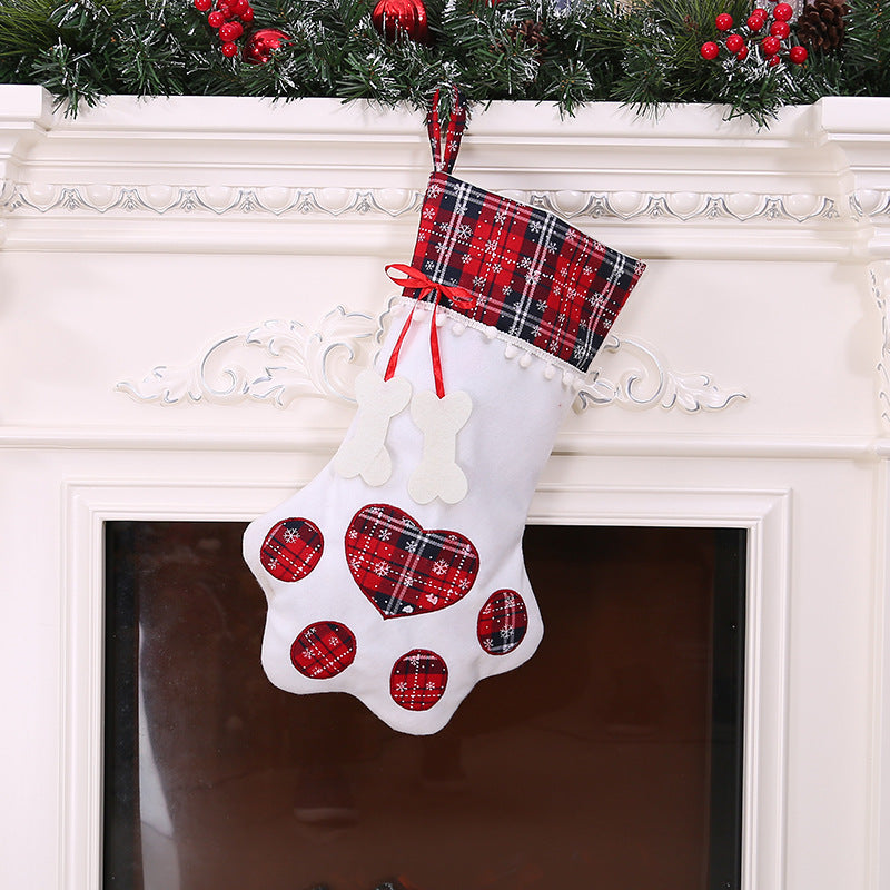 Christmas Dog Paw Stocking | Holiday Gift