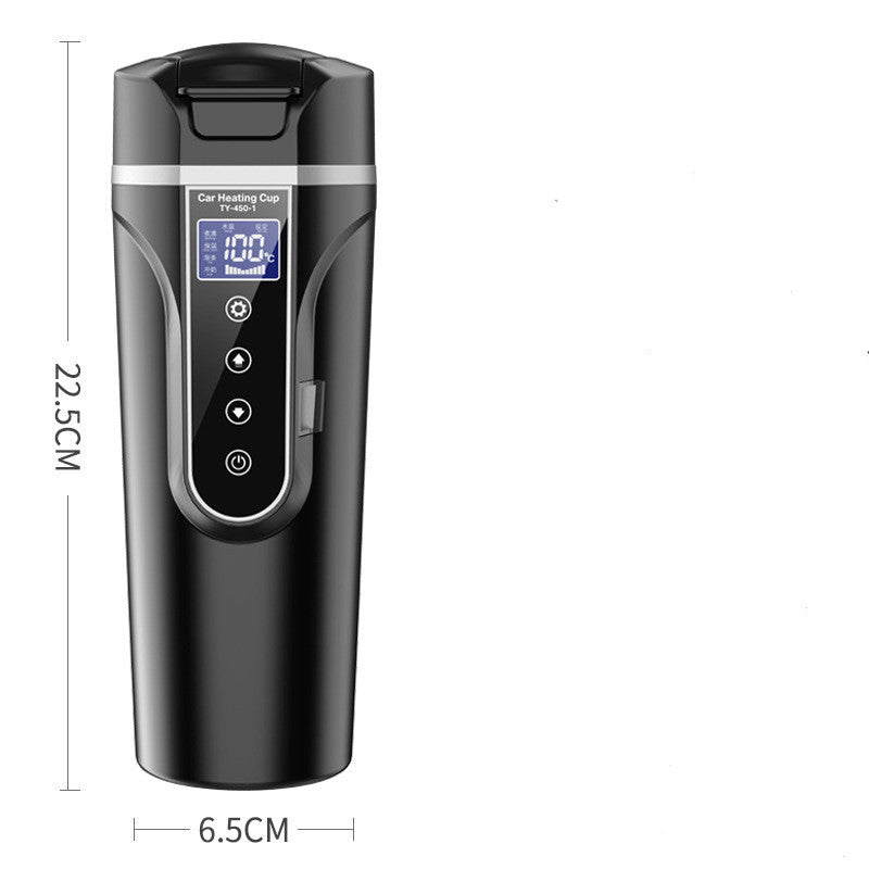 Portable Car Bottle Smart Touch Digital Display Insulated Cup Home
