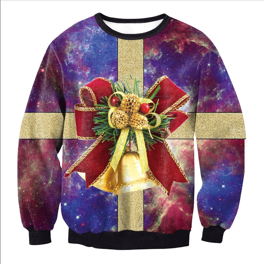 UGLY Christmas Sweater Vacation Santa Elf Funny Women's Men Sweaters