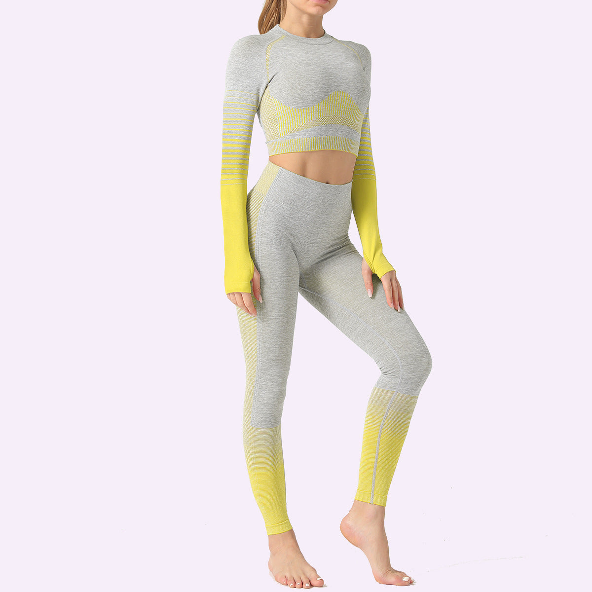 Women Yoga Sets Gym Fitness Athletic 2 Pcs Sports Suits Set Pants
