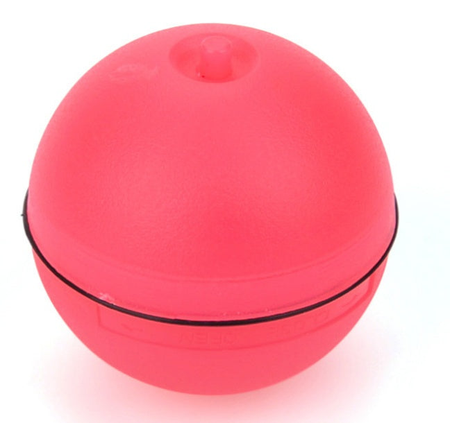 LED Rolling Cat Toy Ball - Light-Up Interactive Ball with Bell & Feathers