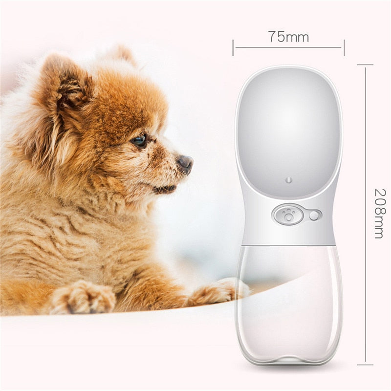 Portable Dog Water Bottle 350/550 ml - Leakproof Outdoor Pet Drinking Bottle