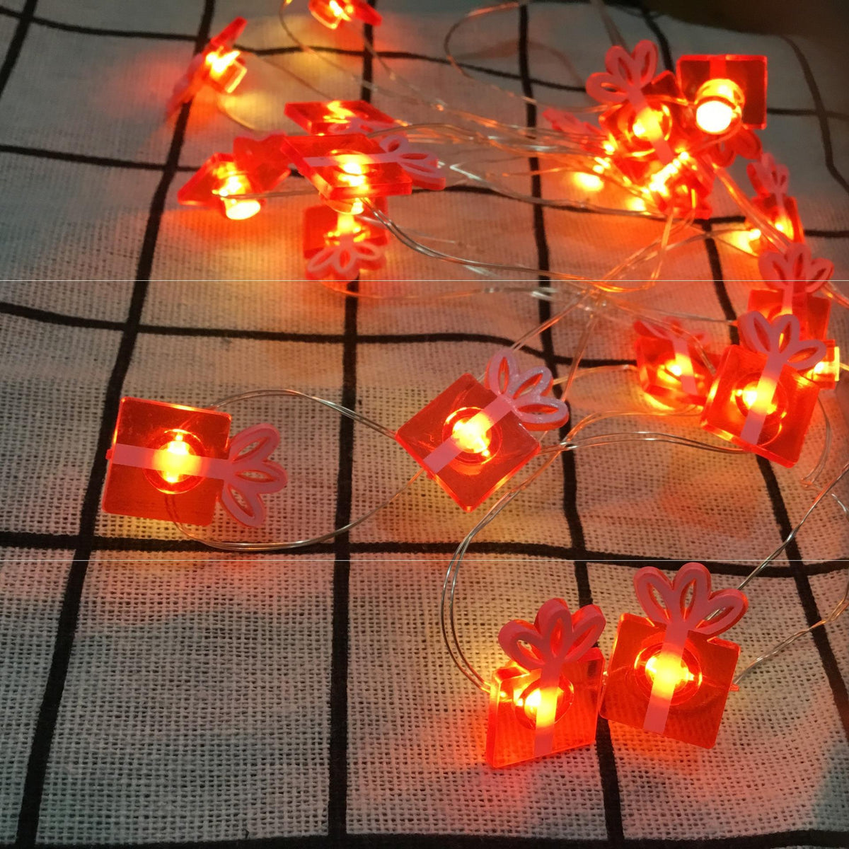 Christmas Deer Snowman Tree Lights | Xmas Holiday Decor