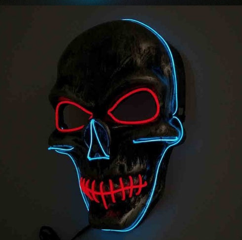 Halloween LED Glowing Full Face Mask