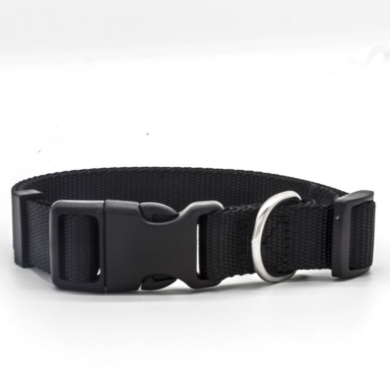 Adjustable Nylon Dog Collar - Durable Quick Release Collar for Dogs & Cats