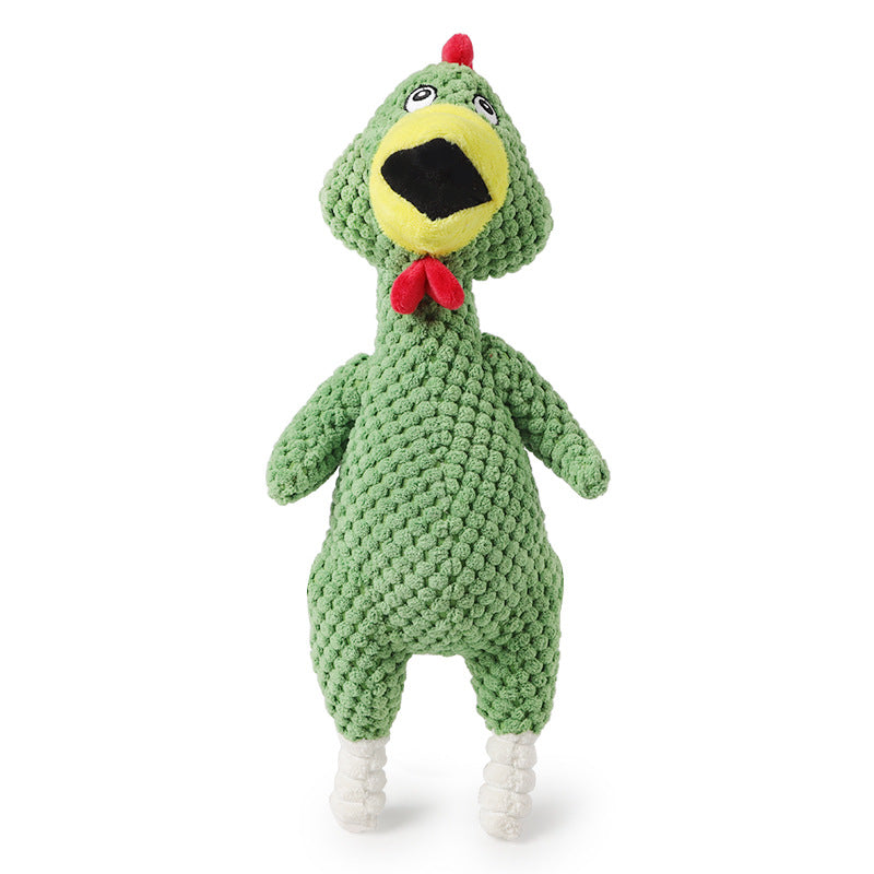 Pineapple Plush Squeaky Dog Toy - Velvet Sound Chew Toy