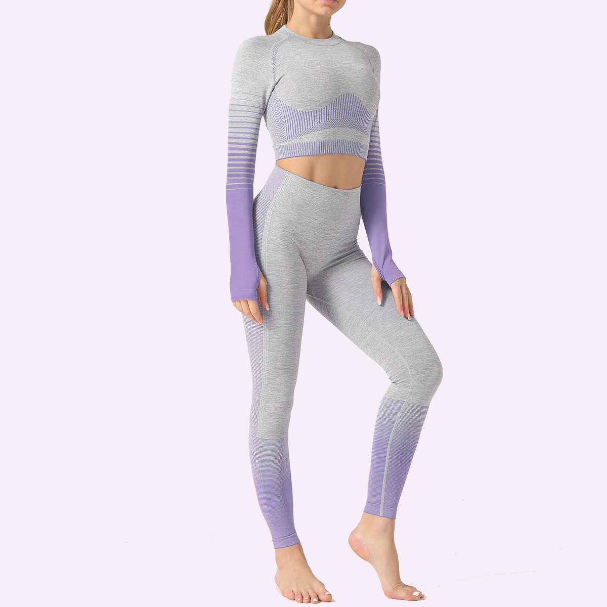 Women Yoga Sets Gym Fitness Athletic 2 Pcs Sports Suits Set Pants