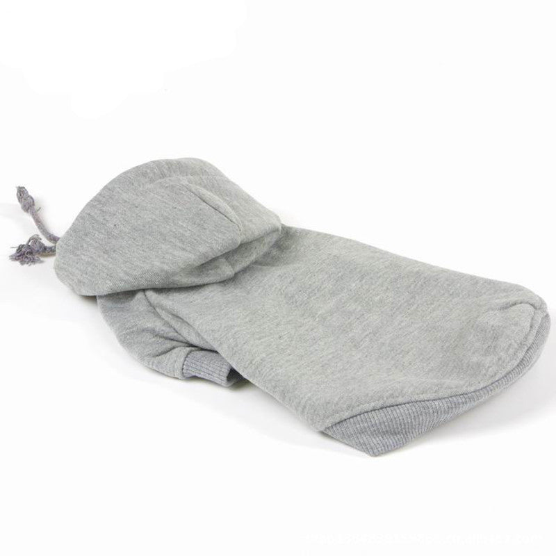Casual Cotton Dog Sweater - Soft Pet Sweatshirt for Small & Medium Dogs