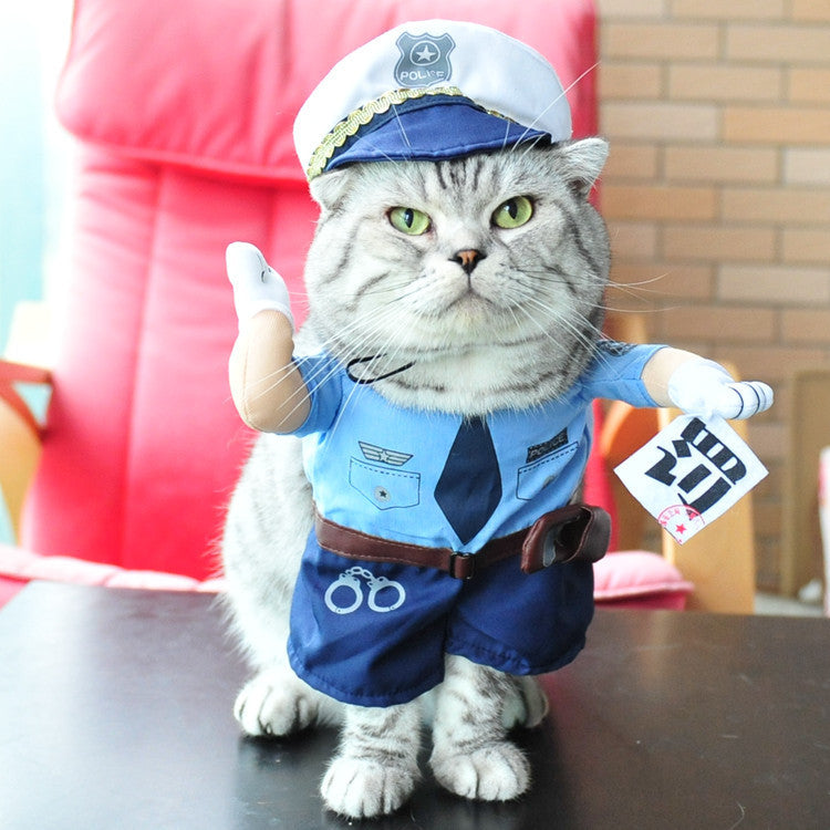 Spring & Autumn Pet Cat Costume - Cute Cat Clothes