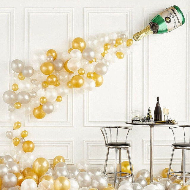 Christmas Birthday Party Aluminum Film Balloon Decoration | Xmas Holiday Decor