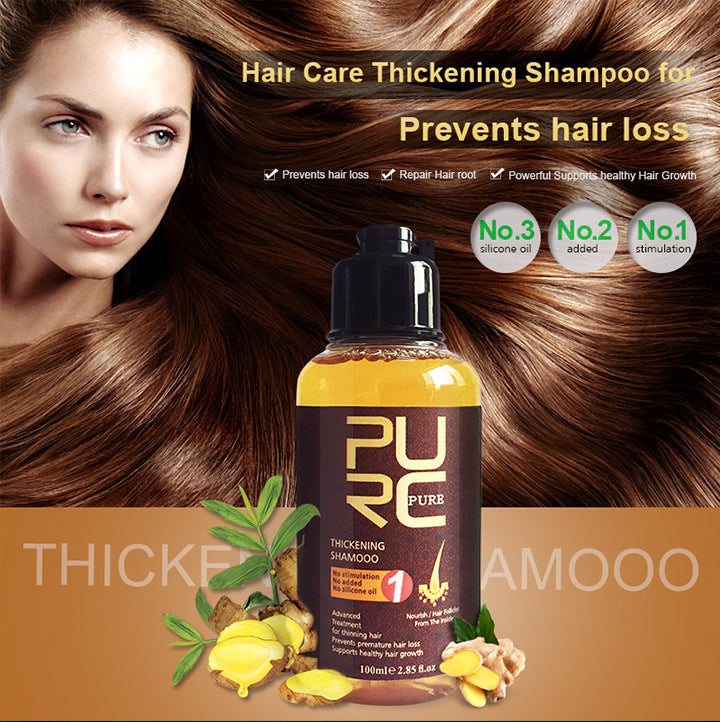 Herbal Ginger Hair Regrowth Shampoo - Anti Hair Loss Nourishing Shampoo