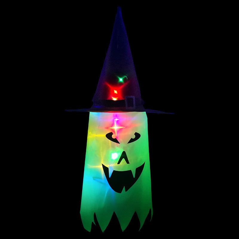 Halloween Holiday Decoration Lanterns Cloth Art Ghost String Lights