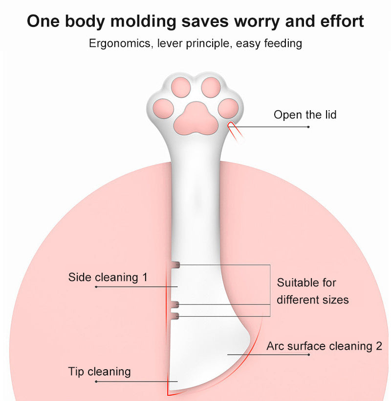 Pet Food Can Spoon & Lid Set - Multifunction Wet Food Scoop and Can Cover