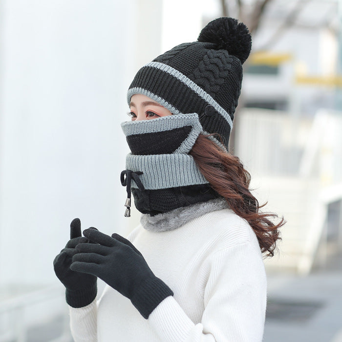 Plus Velvet Thick Bib Mask – Women's Fashion
