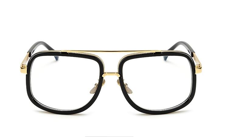Flat Top Hot Square Sunglasses Men Women Luxury Brand Design Couple