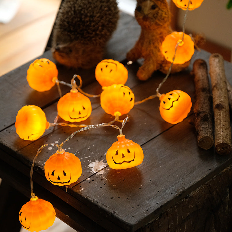 Halloween LED String Lights - Pumpkin, Ghost & Bat Fairy Lights for Indoor & Outdoor Decor