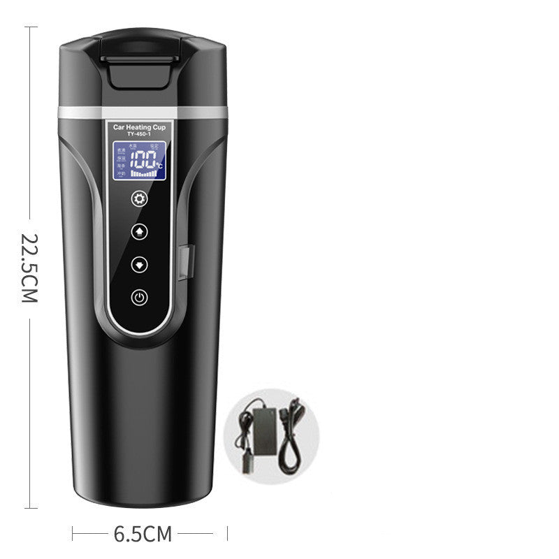 Portable Car Bottle Smart Touch Digital Display Insulated Cup Home