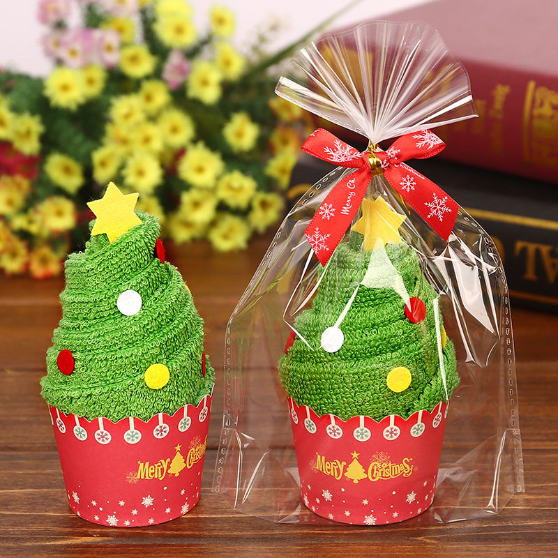 Christmas Towel Gift Box | Xmas Holiday Decor