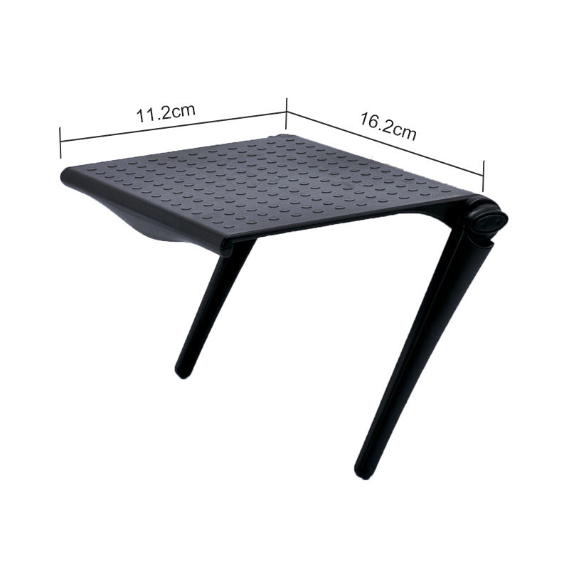 Computer Screen Storage Rack Clip - Monitor Side Shelf Organizer