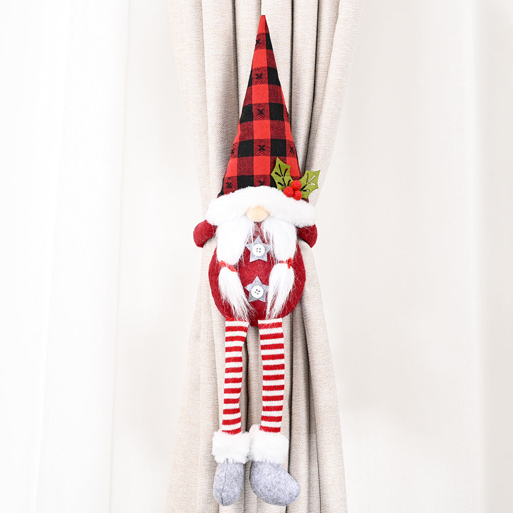 Christmas Decorations Forest Elderly Curtain Buckle | Xmas Holiday Decor
