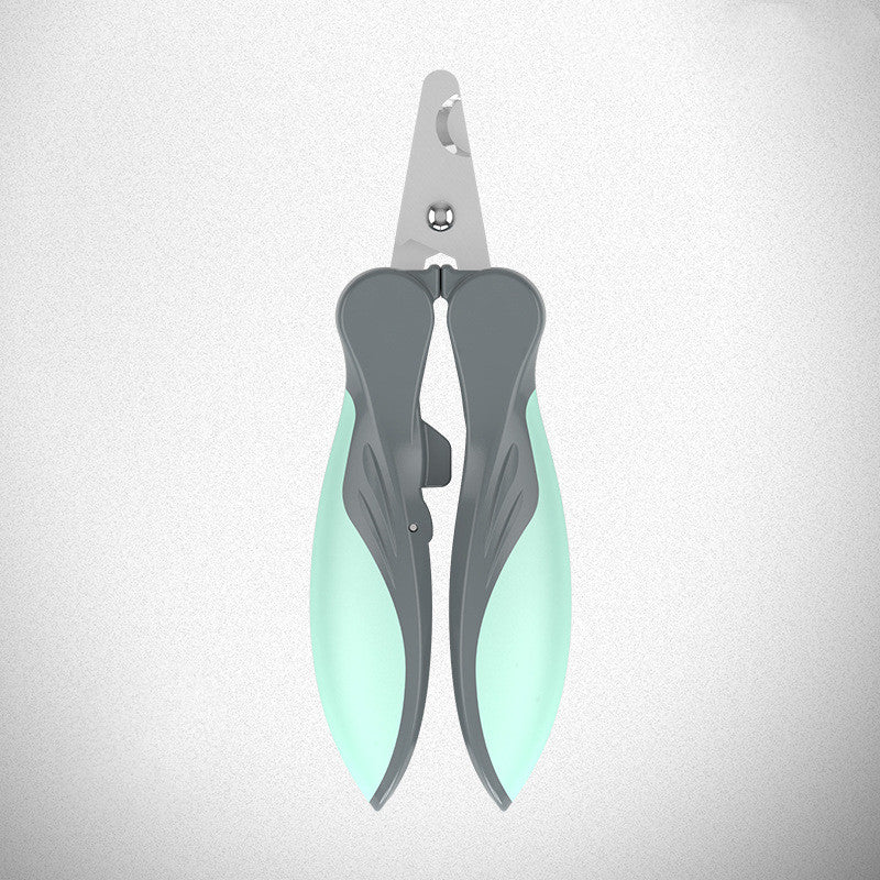 Pet Nail Clippers - Stainless Steel Dog & Cat Claw Trimmer with Soft Grip