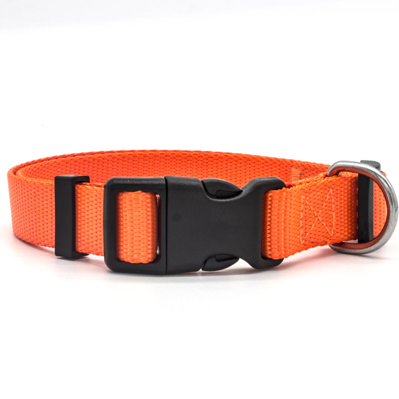 Adjustable Nylon Dog Collar - Durable Quick Release Collar for Dogs & Cats