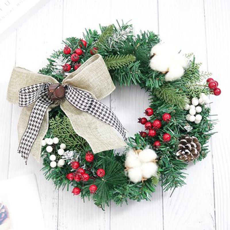 Christmas Ornaments 30cm Wreath | Xmas Holiday Decor