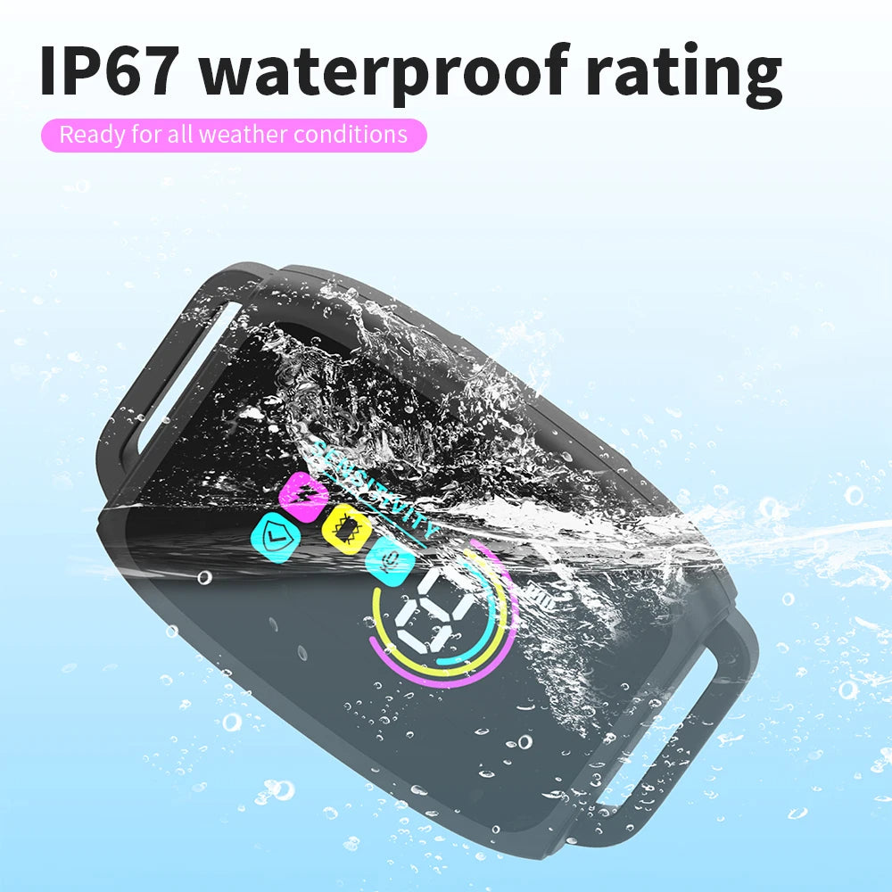 Smart Anti-Bark Dog Collar - Rechargeable Bark Stopper with Digital Display, IP67
