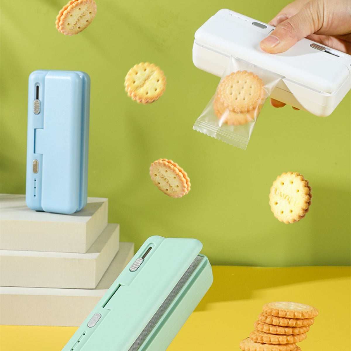 Small Hand-Press Heat Sealing Machine - Snack Bag Sealer