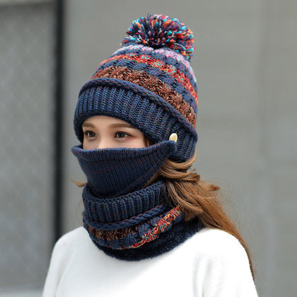 Korean Winter Knitted Hat – Women's Accessory