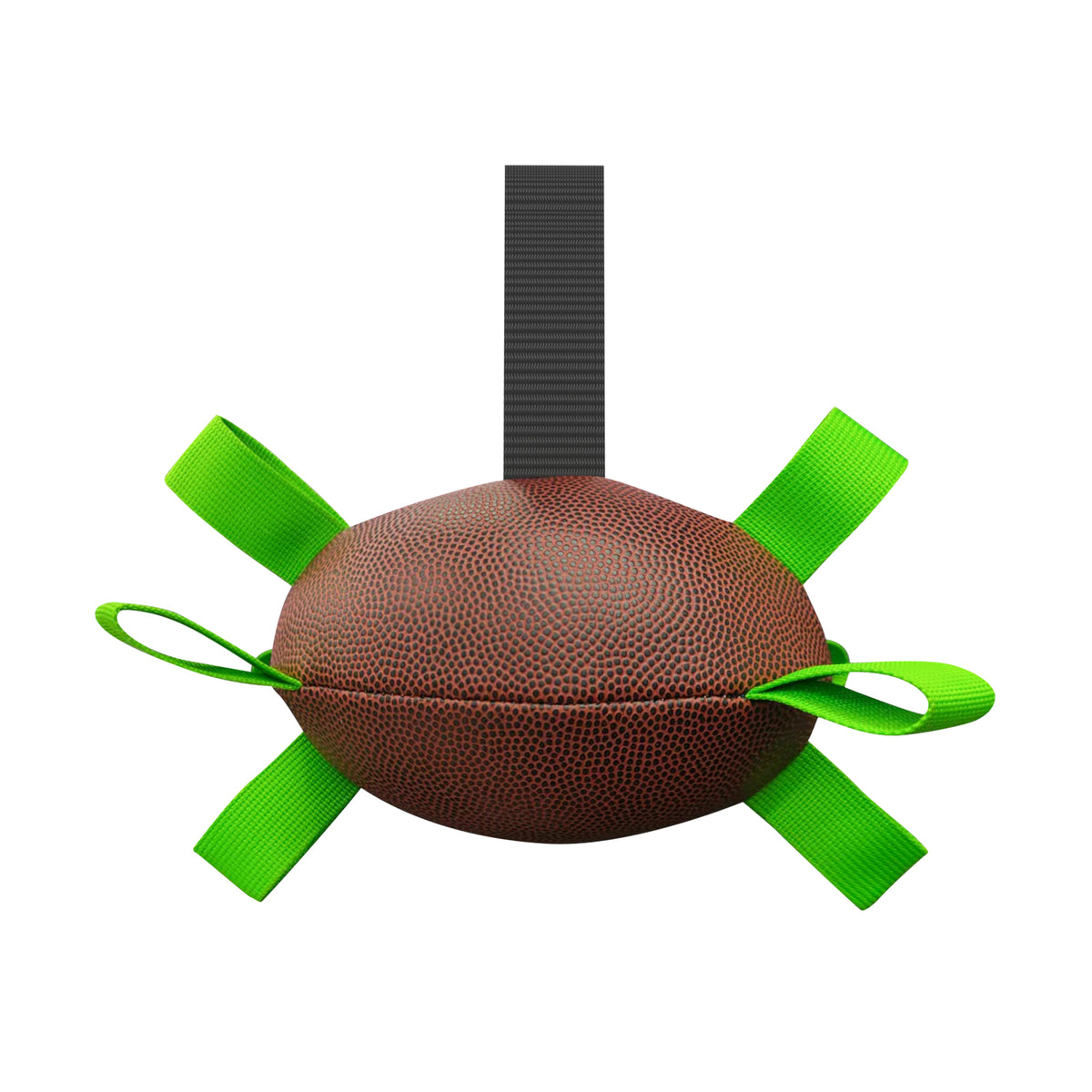 Interactive Dog Soccer Ball with Grab Tabs - Inflatable Training Toy with Pump