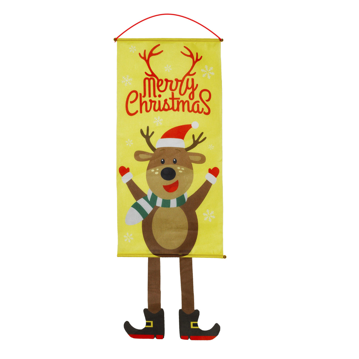 Christmas Decorations Couplets Curtains Banners Pull Flags Hanging