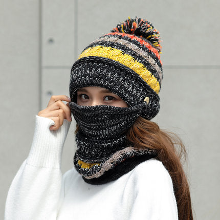 Korean Winter Knitted Hat – Women's Accessory