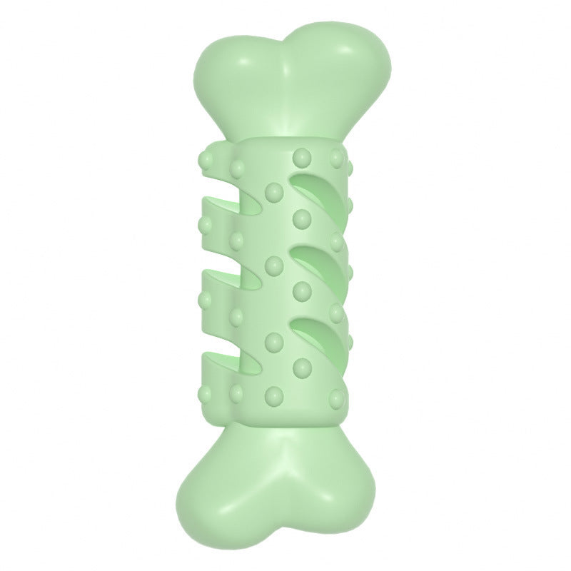 Bone Shaped Dog Teething Toy - Durable TPR Chew Bone for Puppies