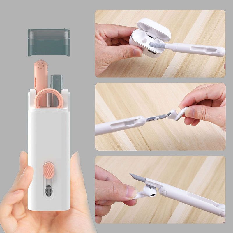 Keyboard and Earbud Cleaning Kit with Retractable Brush