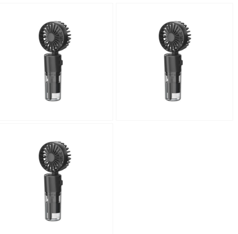 Portable Handheld Water Mist Spray Fan - 4-Speed USB Fan