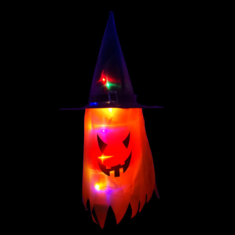 Halloween Holiday Decoration Lanterns Cloth Art Ghost String Lights