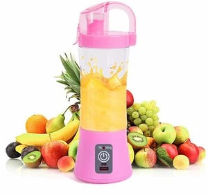 Portable Electric Handheld Fruit Juicer - USB Smoothie Blender