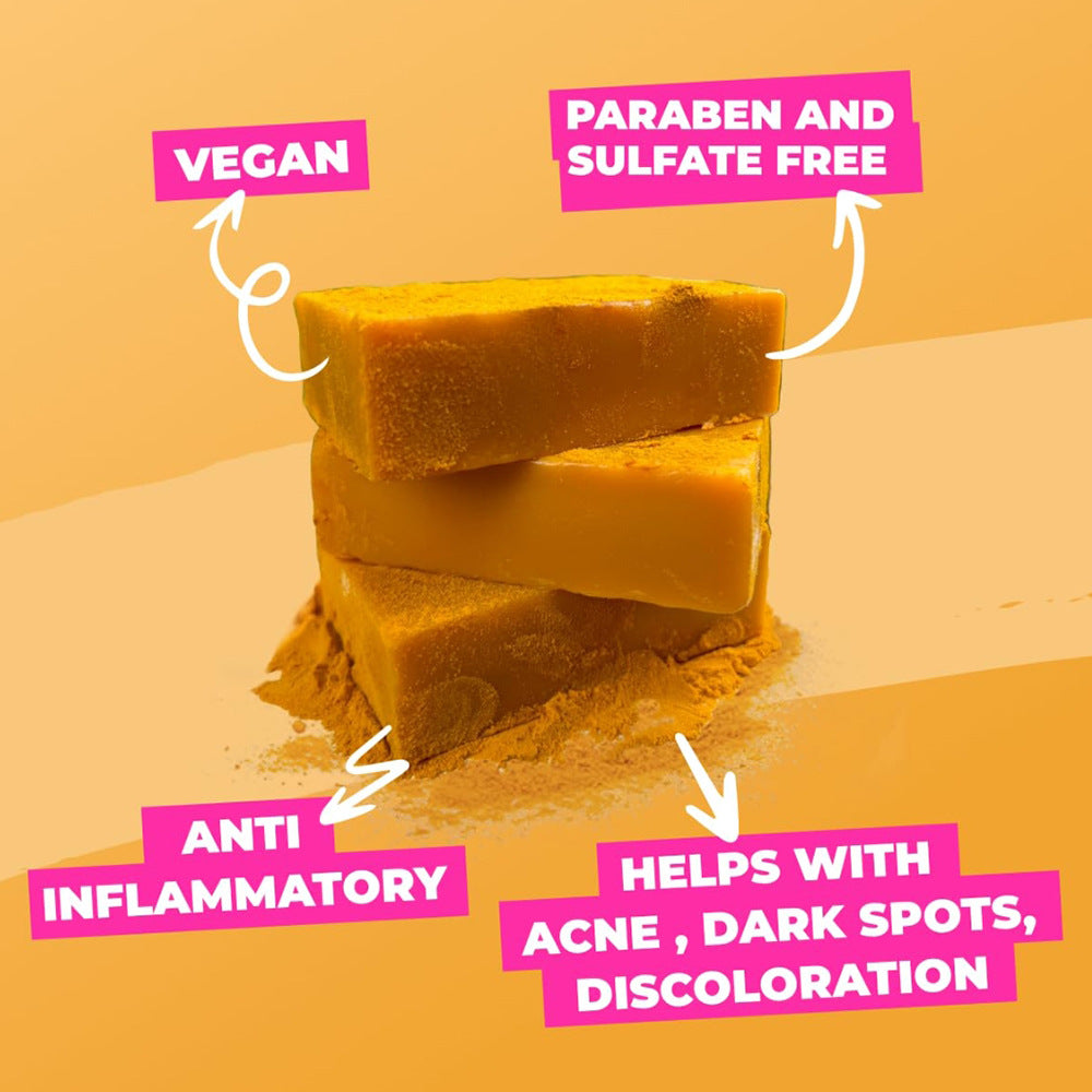Turmeric Kojic Acid Soap - Brightening Handmade Face & Body Bar