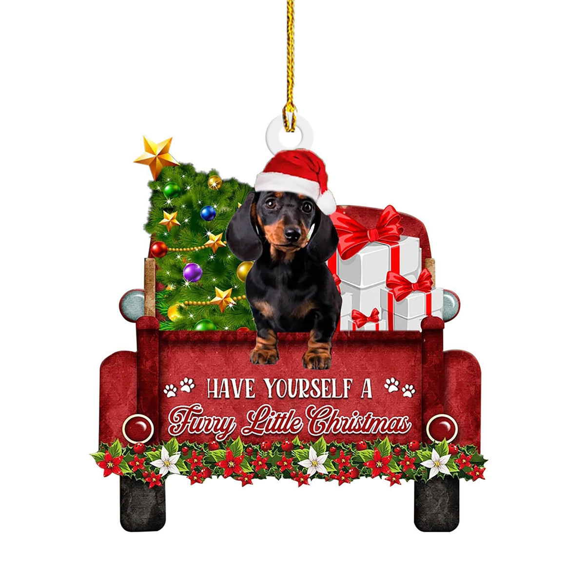 Christmas Sausage Dog Decorations Home | Holiday Gift
