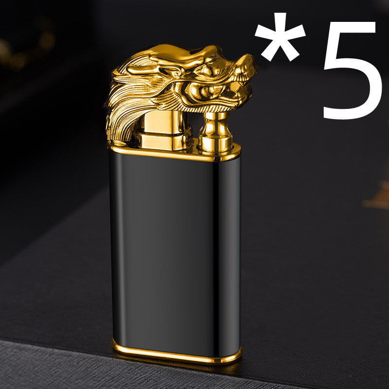 Crocodile and Dolphin Design Butane Lighter