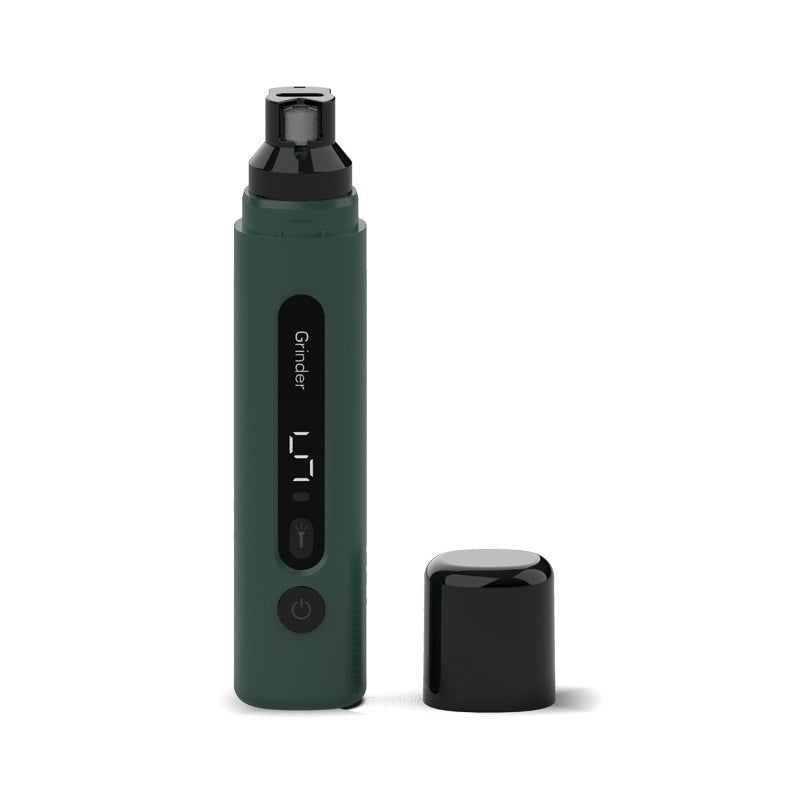 Super Quiet Dog Nail Grinder - Rechargeable 5-Speed Pet Nail Trimmer for Dogs & Cats