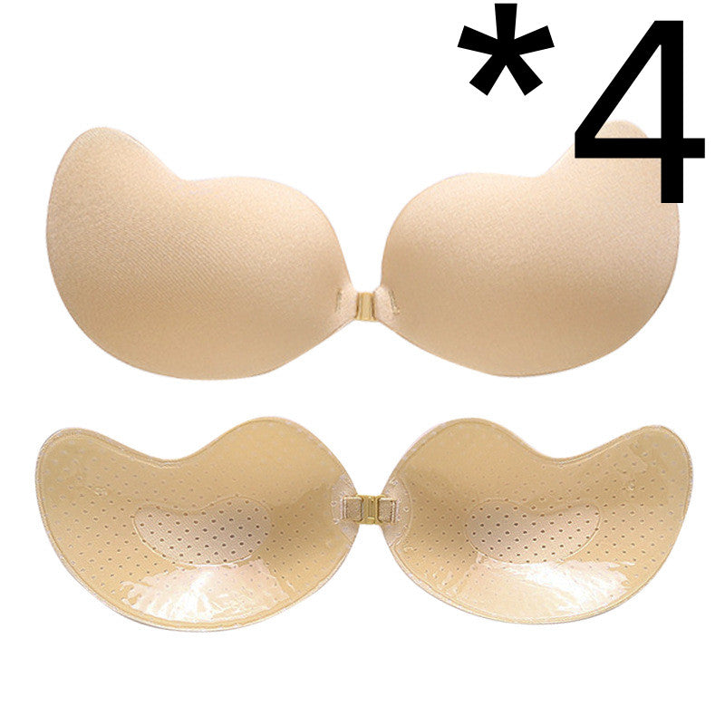 Invisible Push Up Bra Backless Strapless Seamless Front Closure