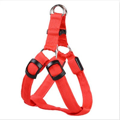 LED Light-Up Dog Harness - Glowing Reflective Chest Harness, USB or Battery
