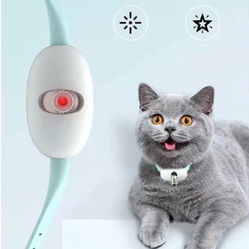 Smart Laser Cat Collar - Automatic Interactive Laser Toy, USB Rechargeable